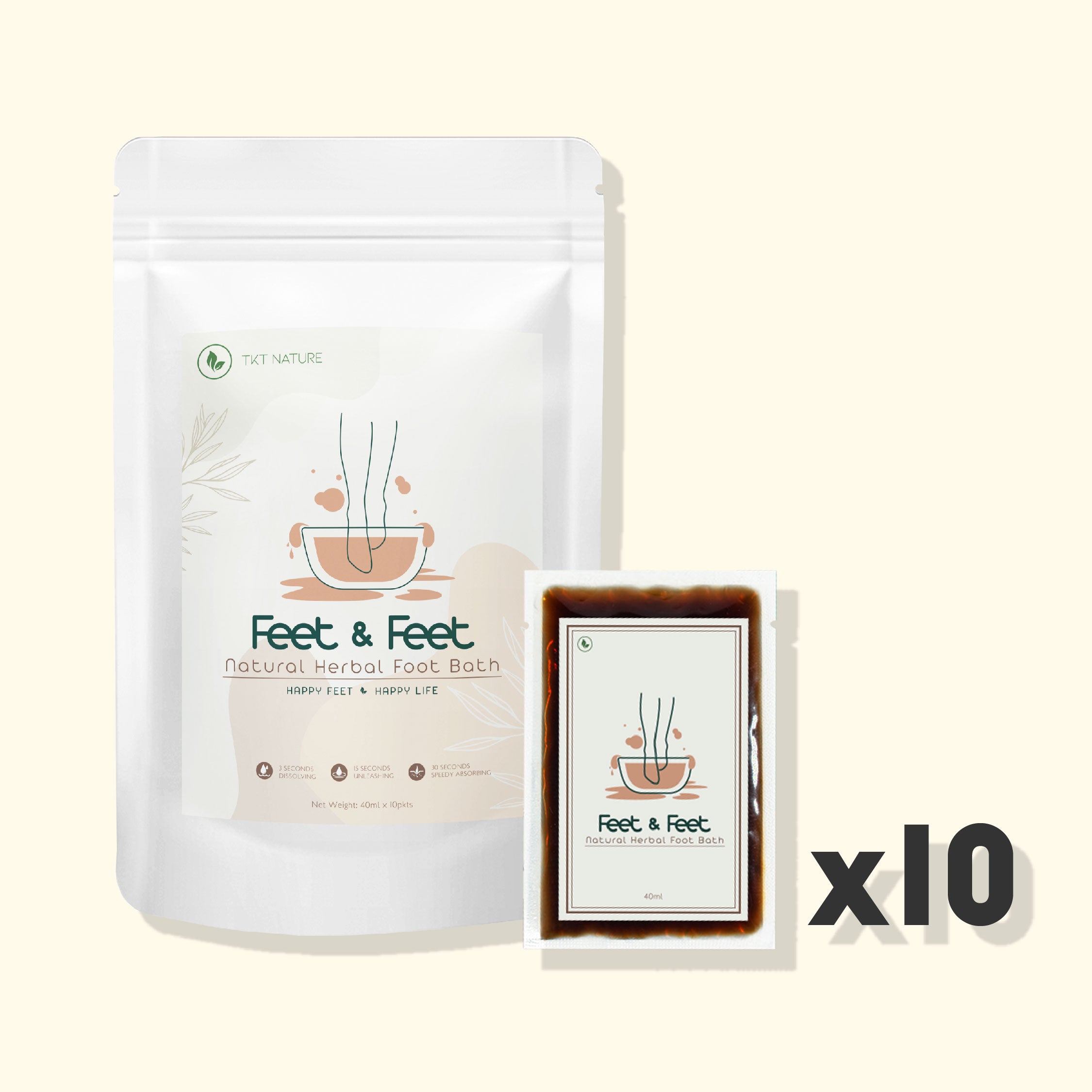 Feet & Feet - Natural Herbal Foot Bath