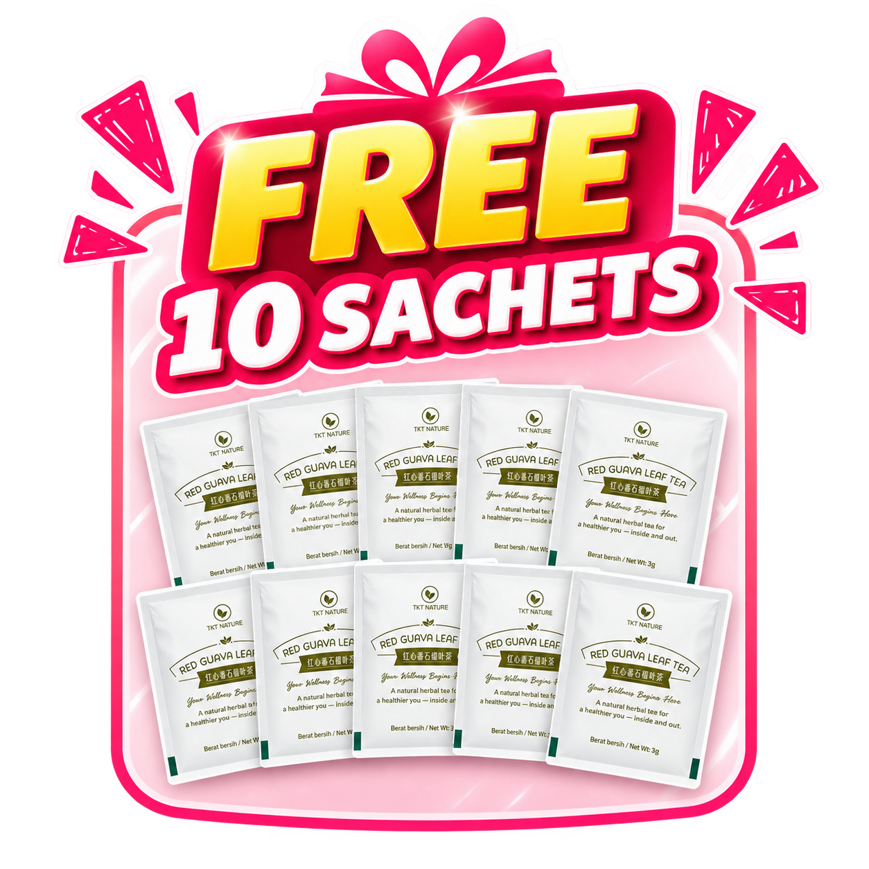 [FREE GIFT] 10 Sachets TKT Red Guava Leaf Tea