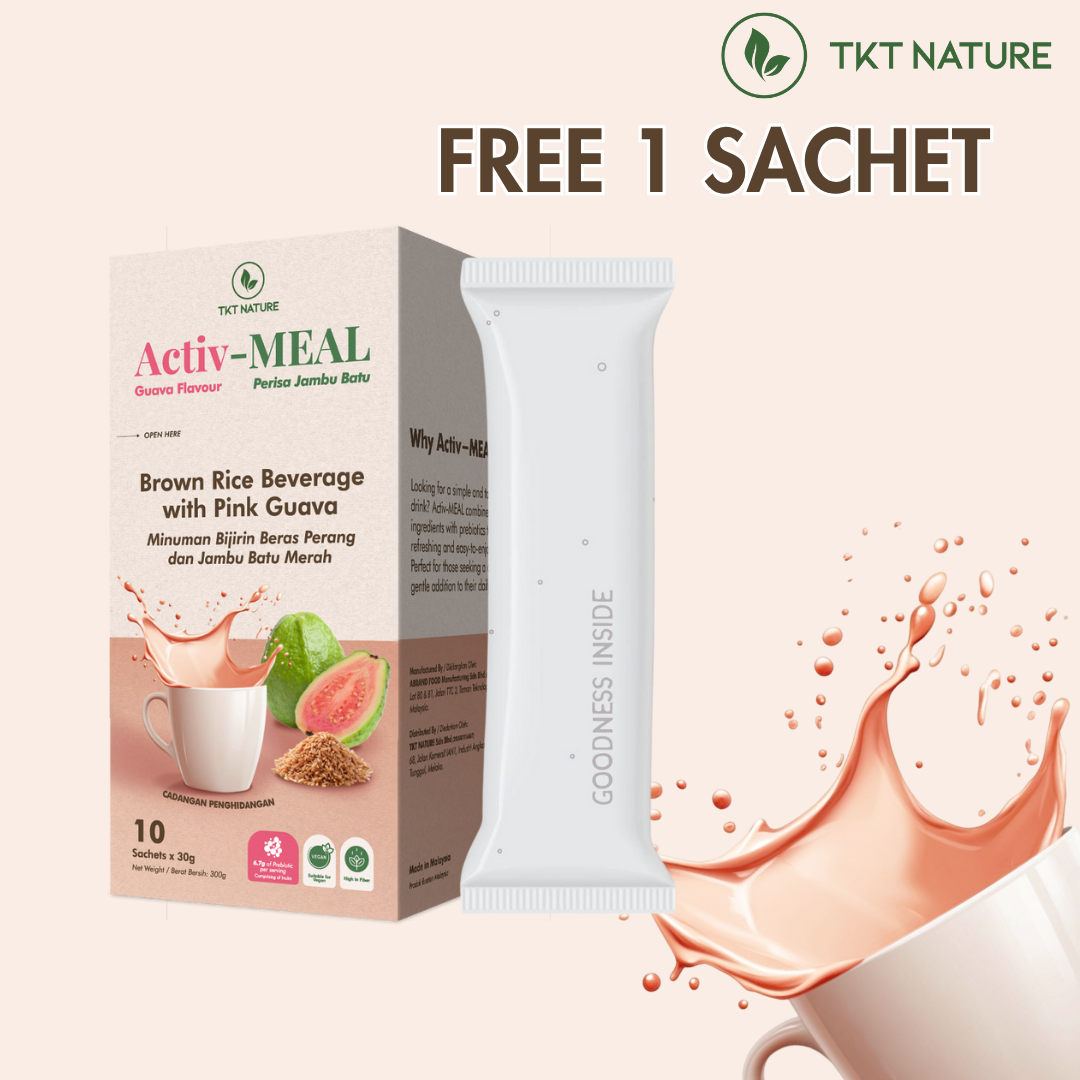 [Free Sample] Activ-MEAL Pink Guava Brown Rice Beverage 1 Sachet